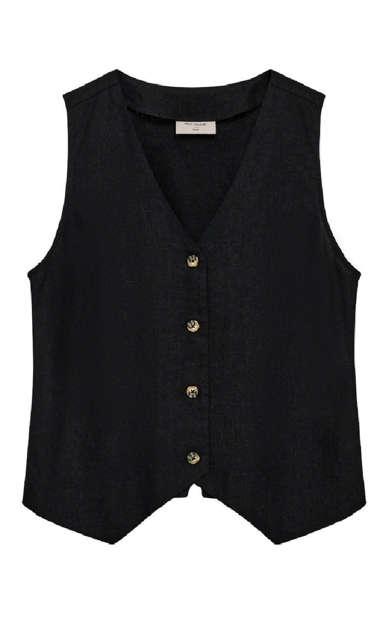 Freequent Vest - Lava - Black