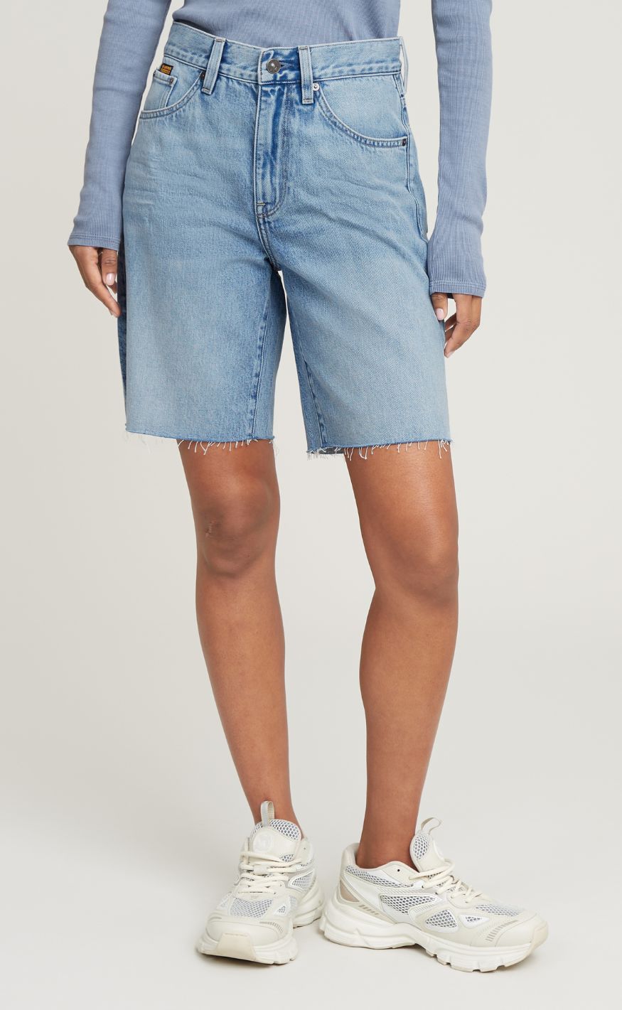 G-STAR Shorts - Viktoria Bermuda wmn - Sun Fade Blue Cape