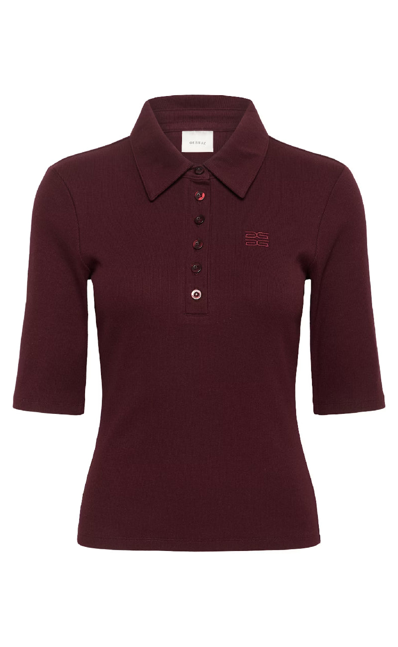 Gestuz Bluse - Drew Polo - Aronia