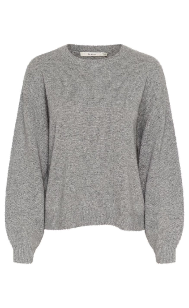Gestuz Pullover - Casia - River Stone Melange