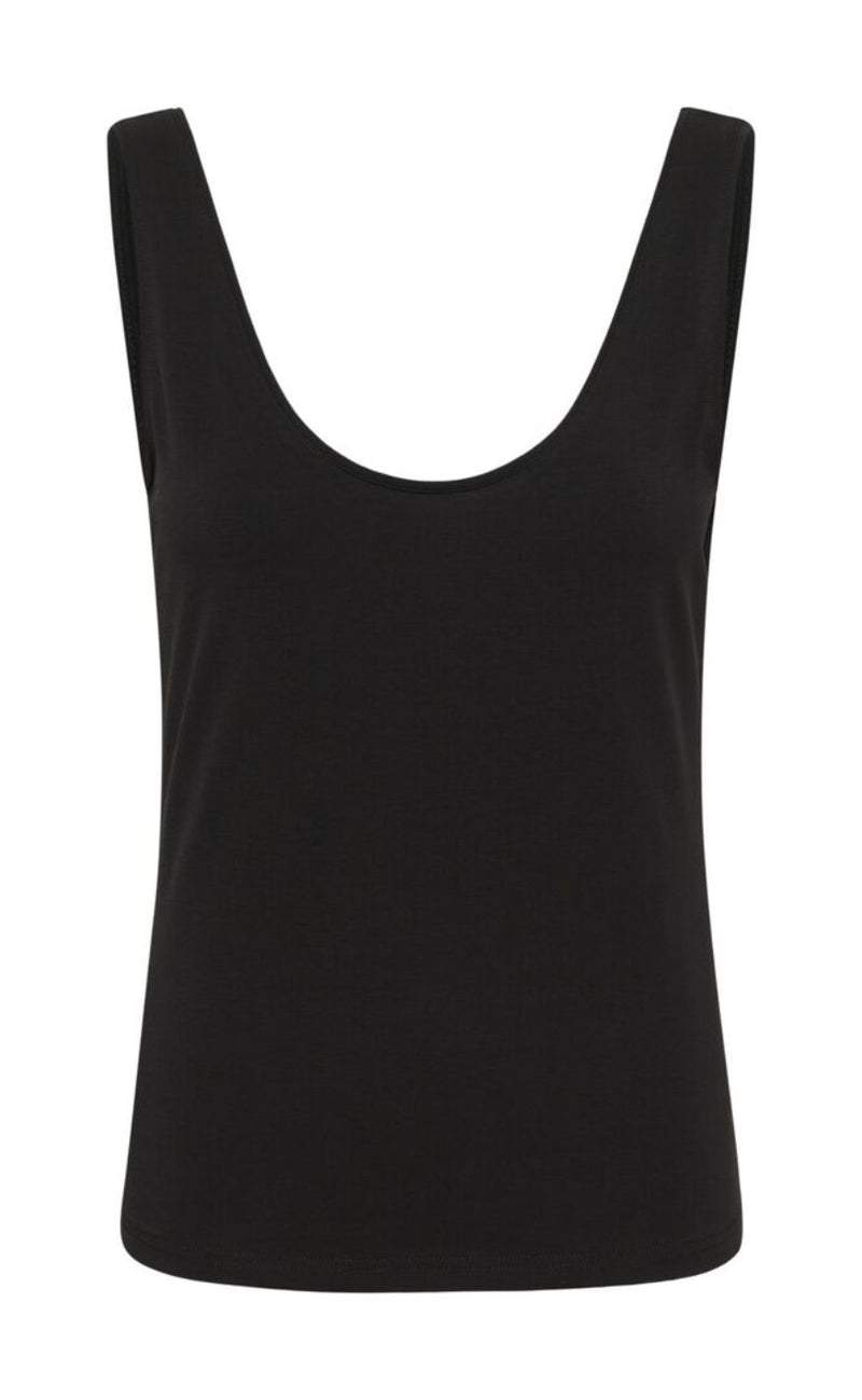 Gestuz Top - Mida Tank - Black