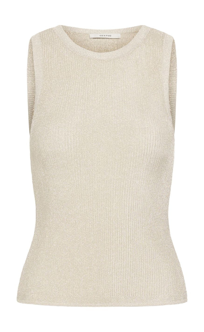 Gestuz Top - Silvi - Champagne Silver