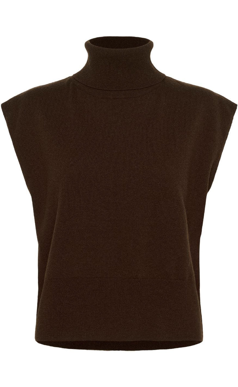 Gestuz Vest - Manzi - Deep Burnt Brown
