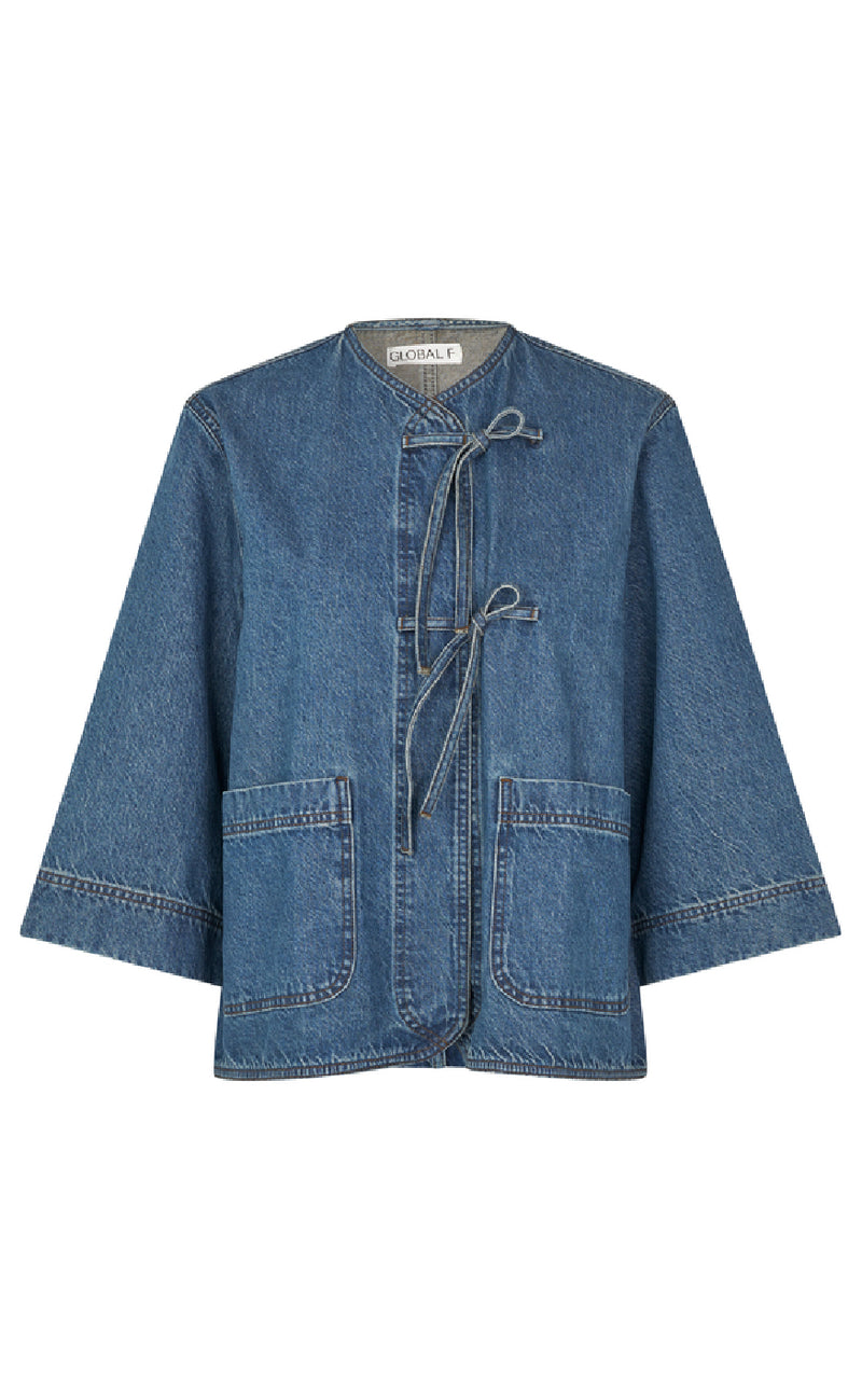 Global Funk Bluse - Maloa-G - Mud Stone Wash