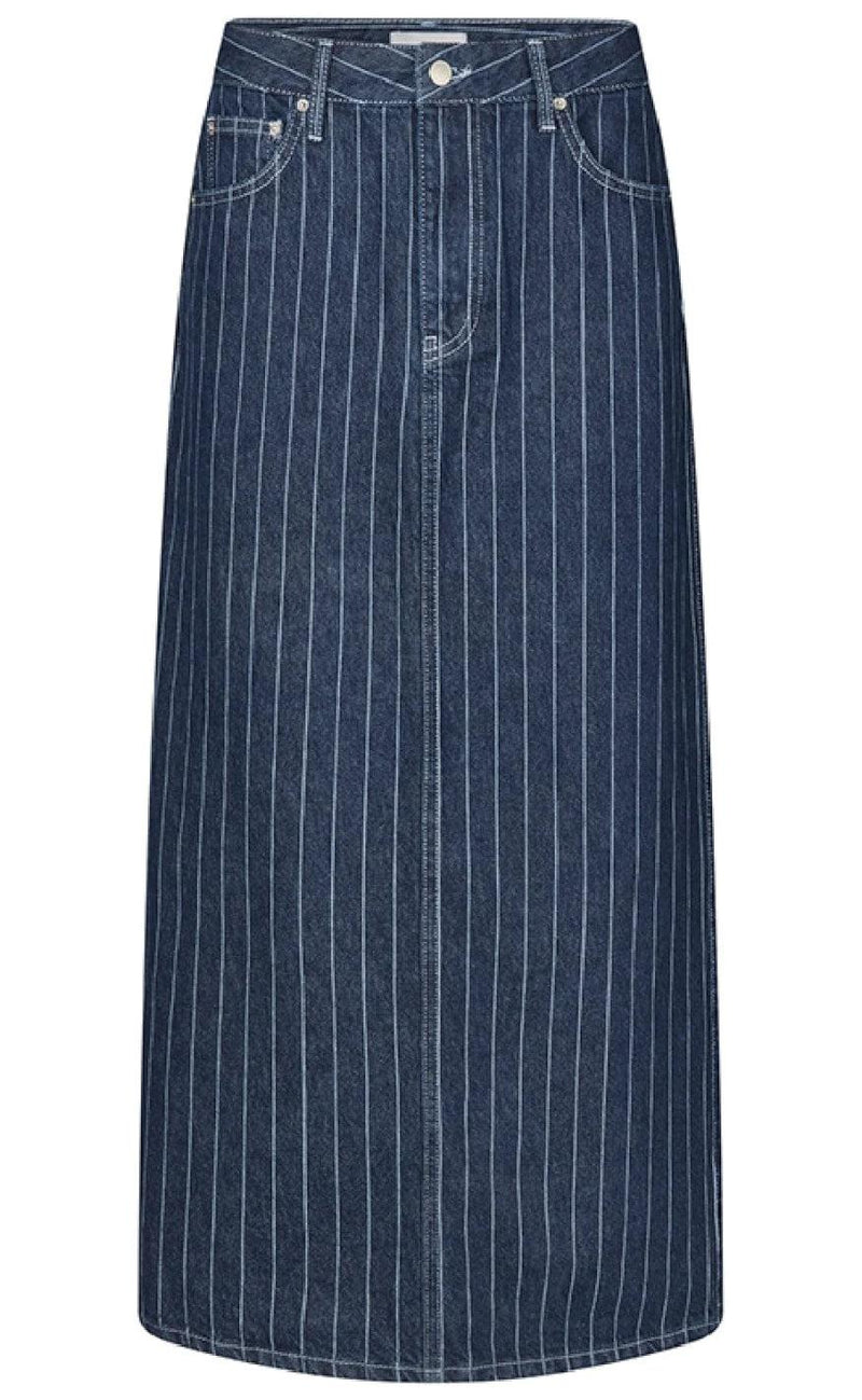 Global Funk Nederdel - Joance-G - Navy Pinstripe