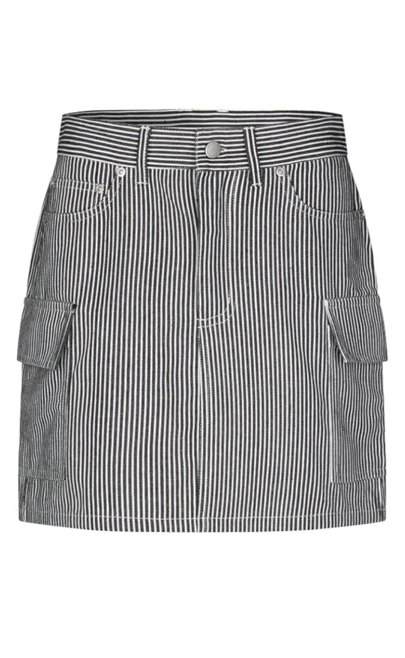 Global Funk Nederdel - Sanya-G - Navy White Stripe