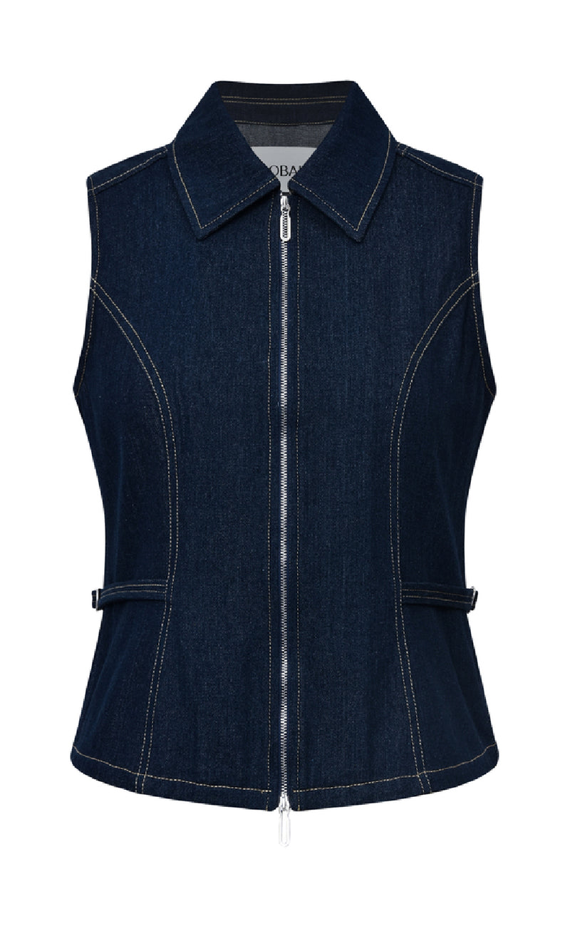 Global Funk Top - Falucca-G - Dark Unwashed Denim