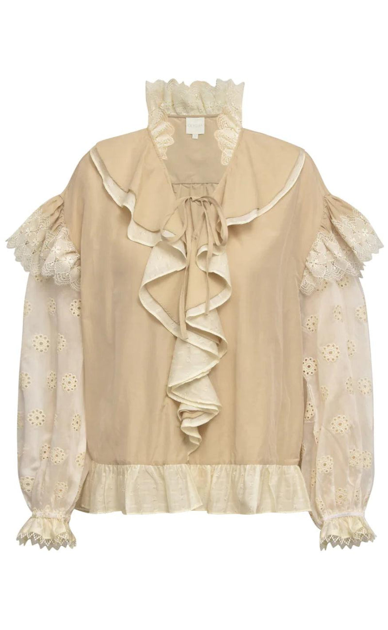 Gossia Bluse - Ninne - Creme Mix