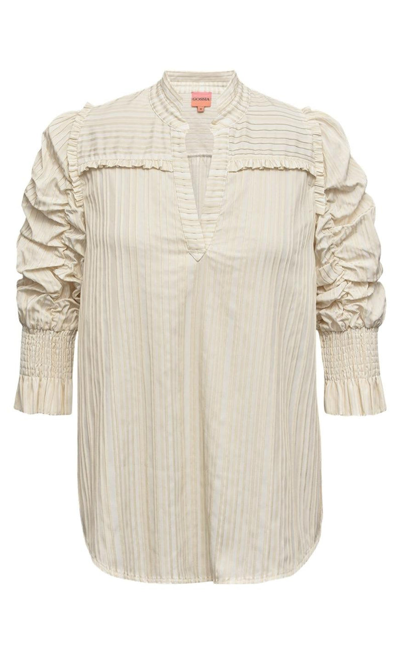 Gossia Bluse - Trine - Sand Stripes