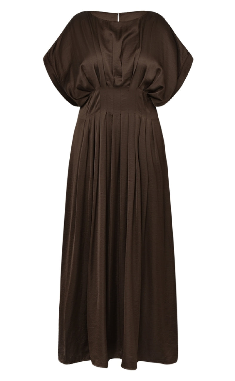 Gossia Kjole - Berbell - Choko Brown