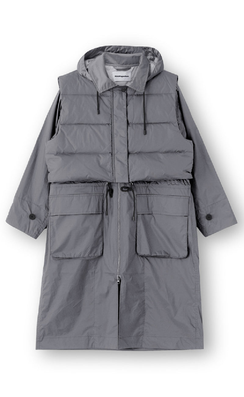H2O Fagerholt Regnjakke - Rain - Koala Grey