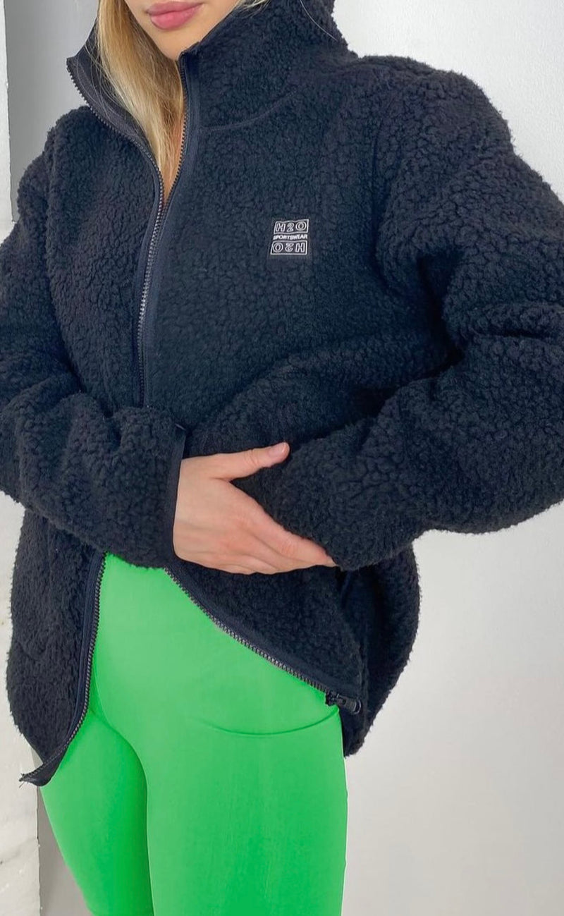 H2O Jakke - Langli Pile - Black