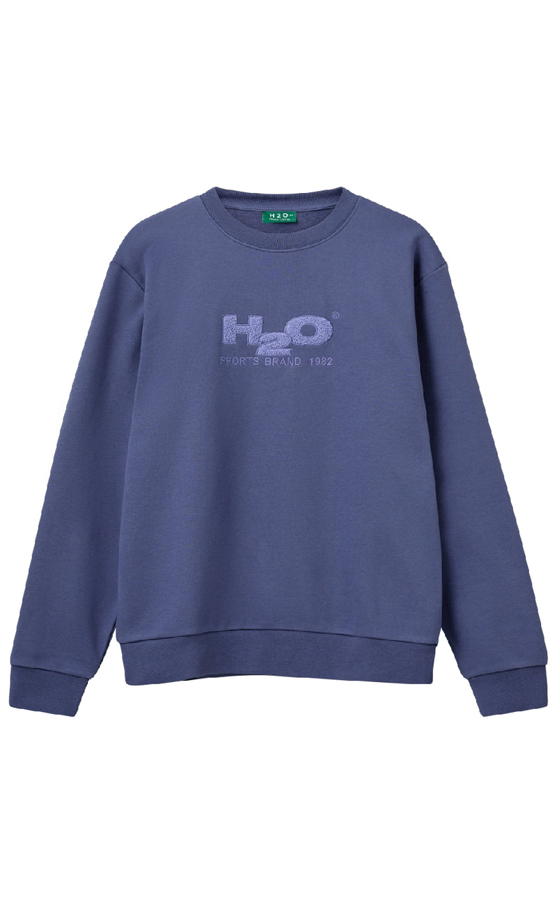 H2O Sweatshirt - Logo O'neck - Deep Ocean