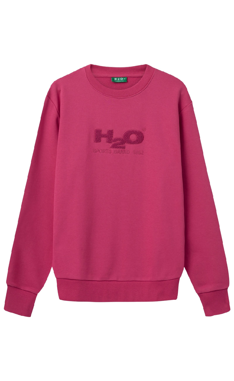 H2O Sweatshirt - Logo O'neck - Wild Pink