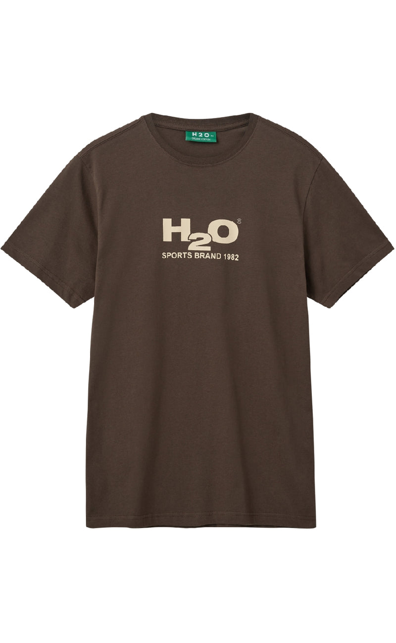H2O T-shirt - Logo - Espresso