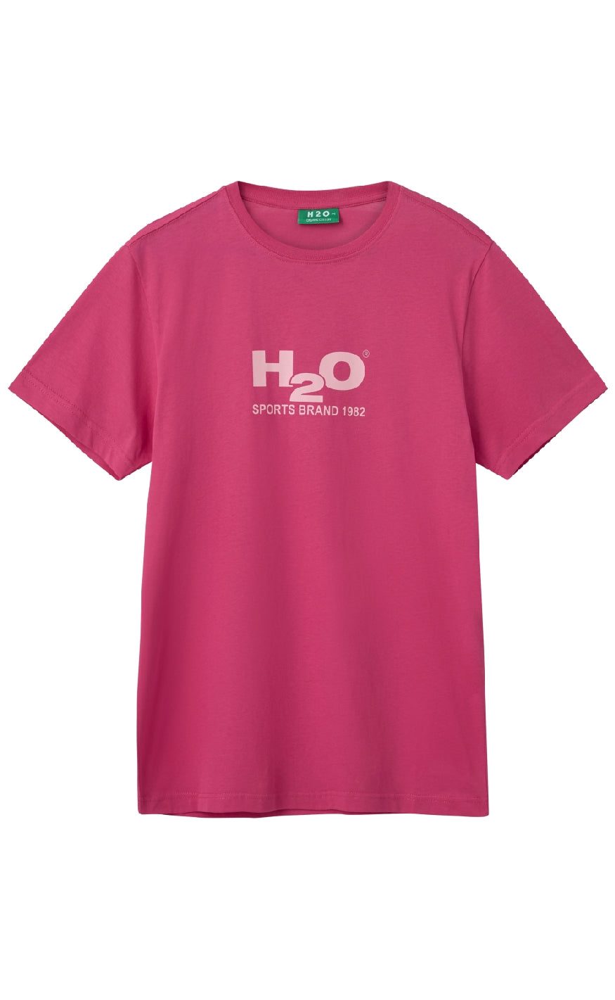 H2O T-shirt - Logo - Wild Pink