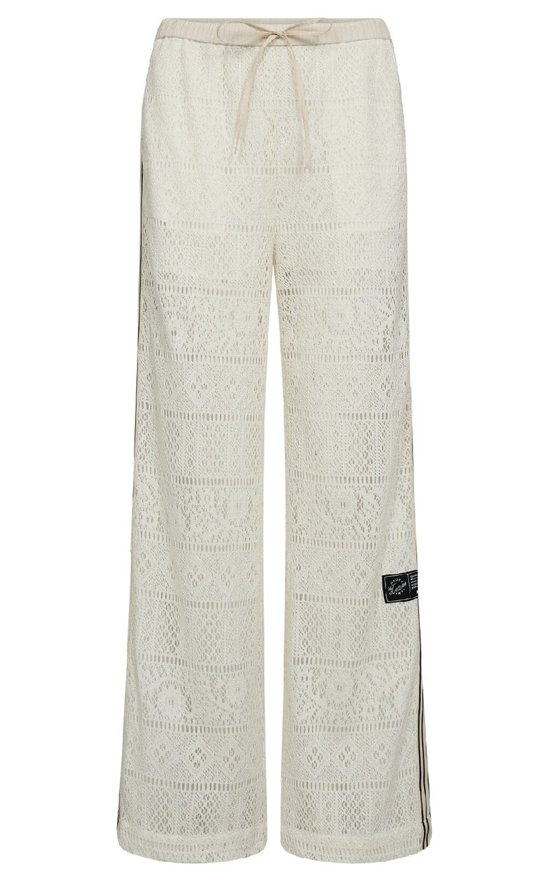 Haute L'Amitié Bukser - Utopia Lace Tie - Off-White