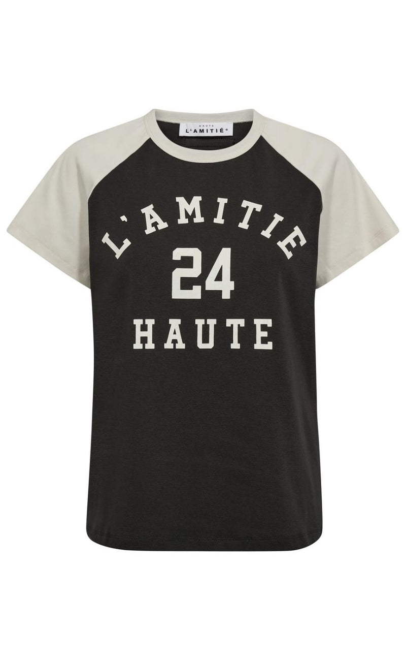 Haute L'Amitié T-Shirt - Neckline College - Antracit