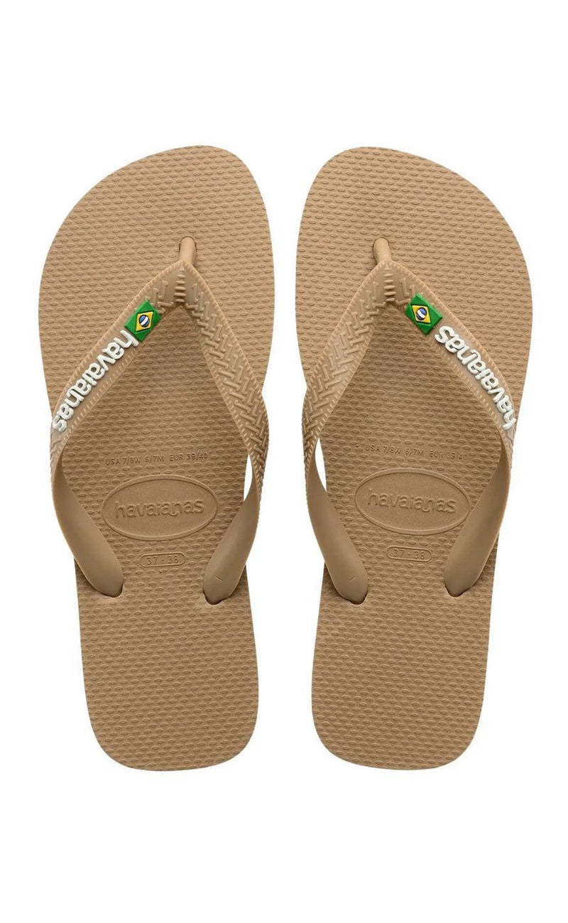 Havaianas Klipklapper / Sandal - Brasil Logo - Rose Gold