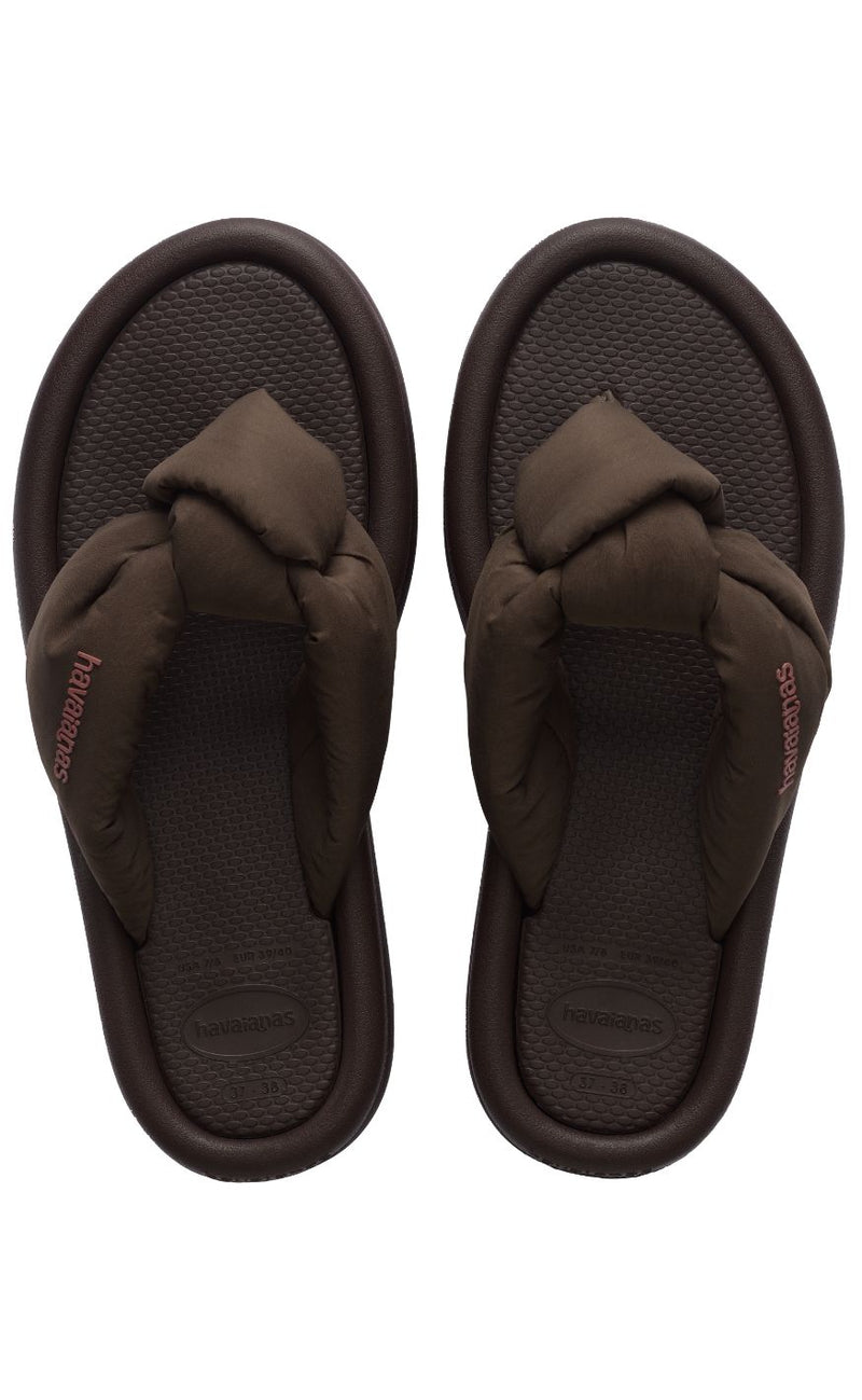 Havaianas Klipklapper / Sandal - Over Puffed Up - Dark Brown