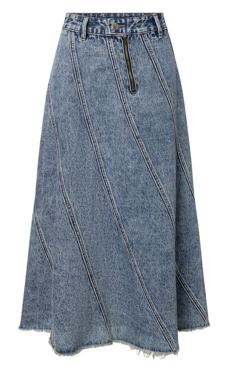 Hunkøn Nederdel - Erika - Light Denim