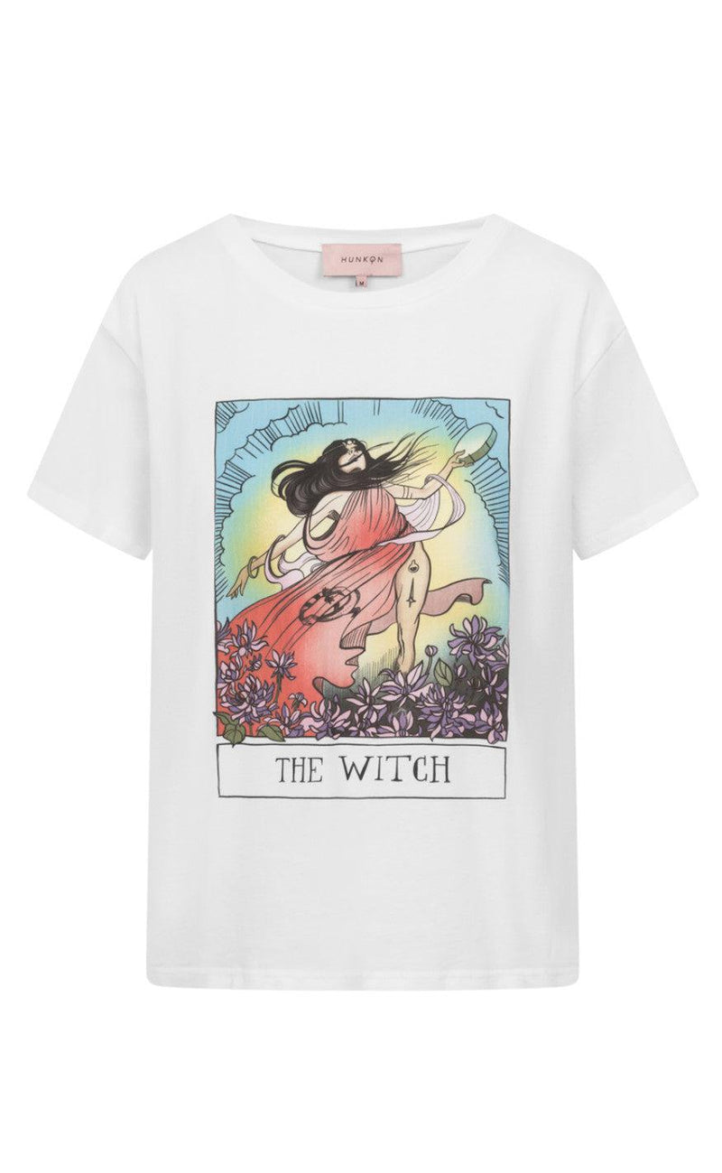 Hunkøn T-Shirt - The Witch - White