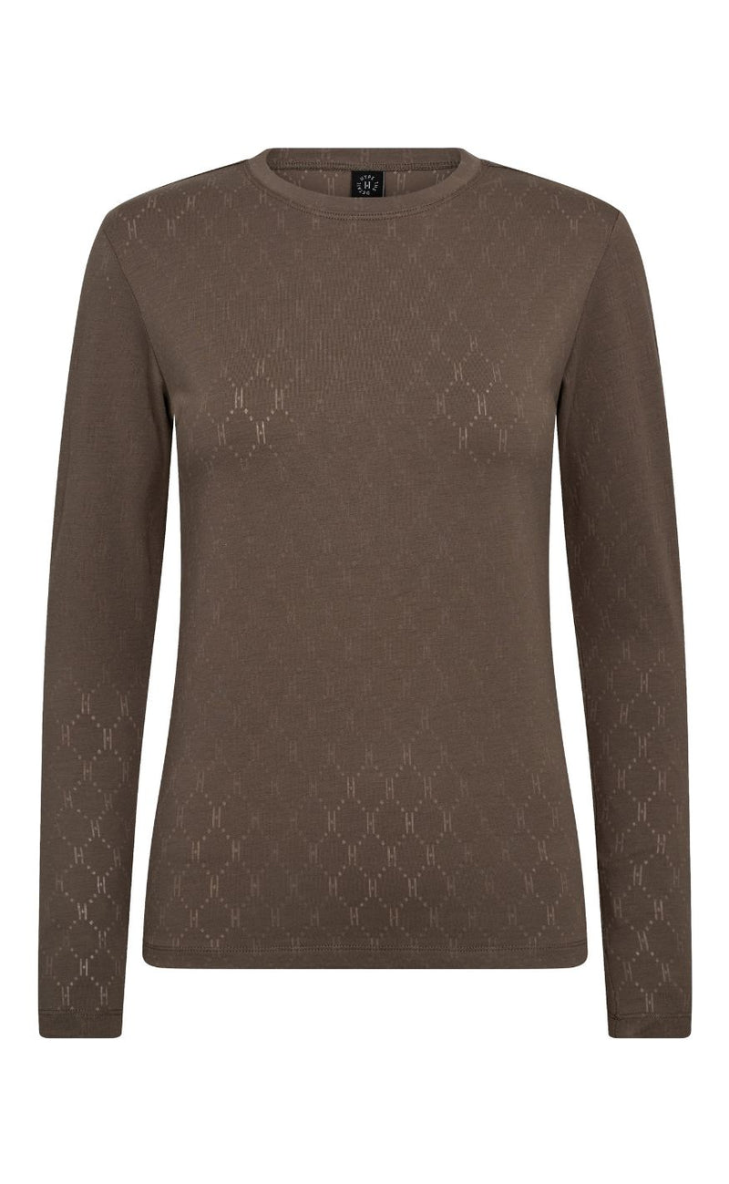 Hype The Detail Bluse - 14 - Brown