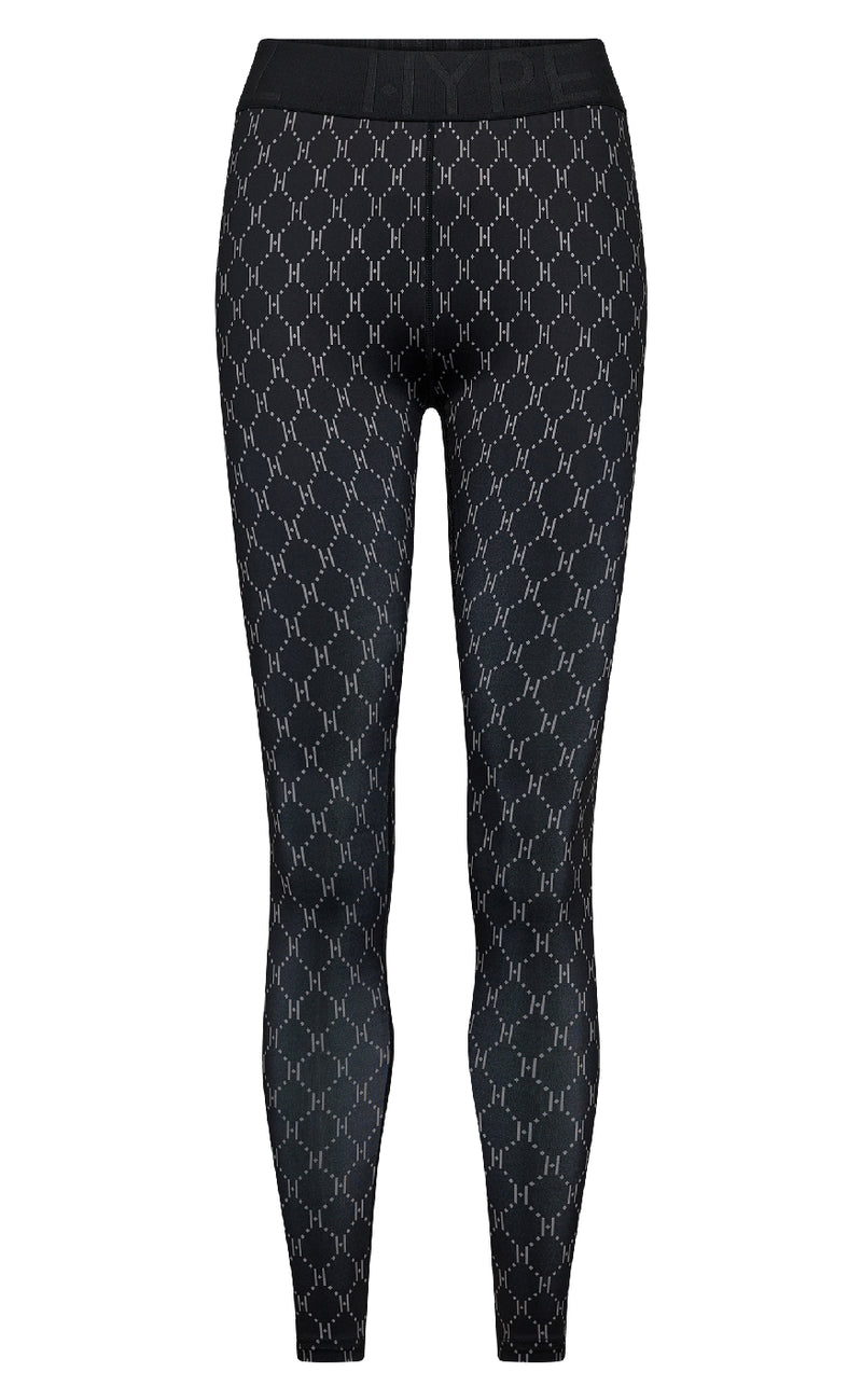 Hype the Detail Leggings - Printed 21 - Black