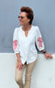 INA Copenhagen Skjorte - Milly - White W. Pink Bows