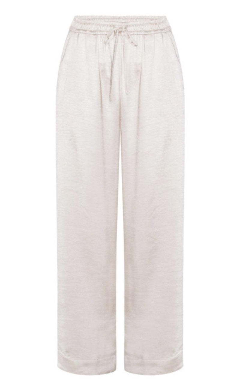 Karmamia Copenhagen Bukser - Garcia - Ivory Rich Satin