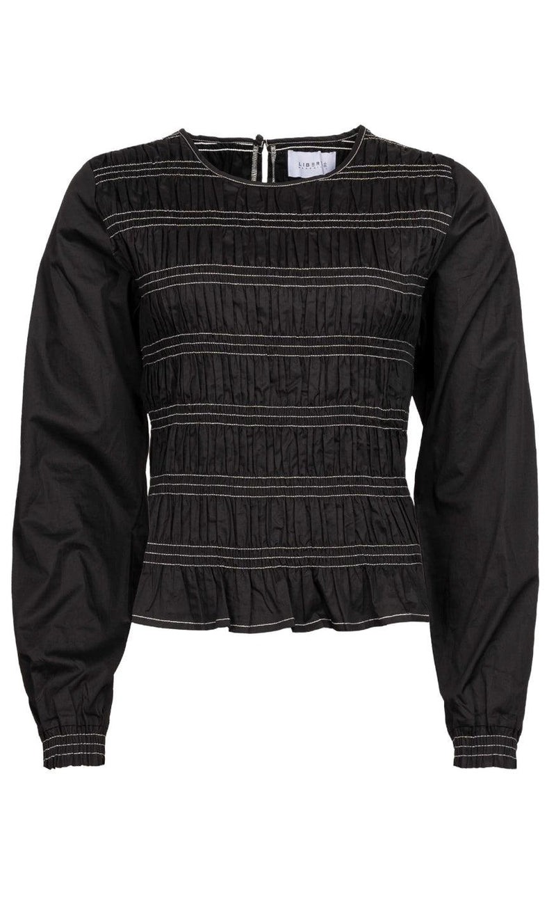 Liberte Bluse - Mero - Black