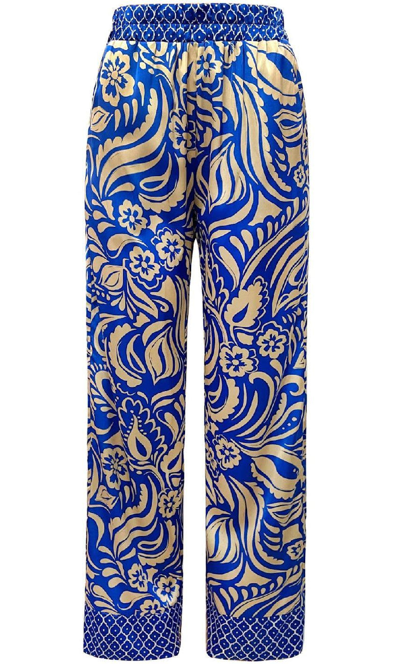 Liberte Bukser - Tia - Cobolt Blue Mix