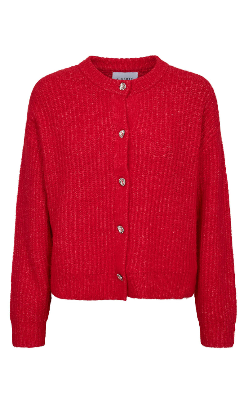 Liberte Cardigan - Fro - Flamingo Red