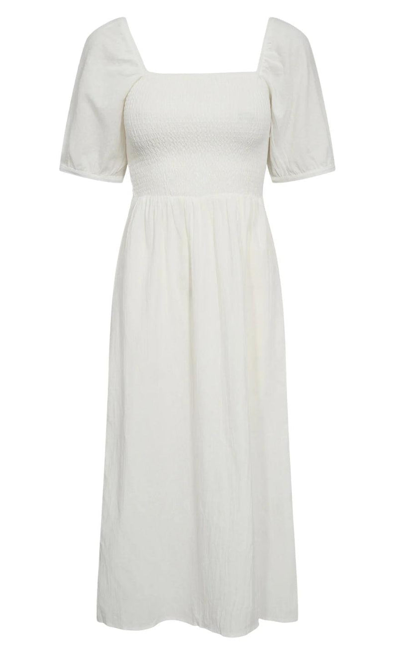 Liberte Kjole - Line - White