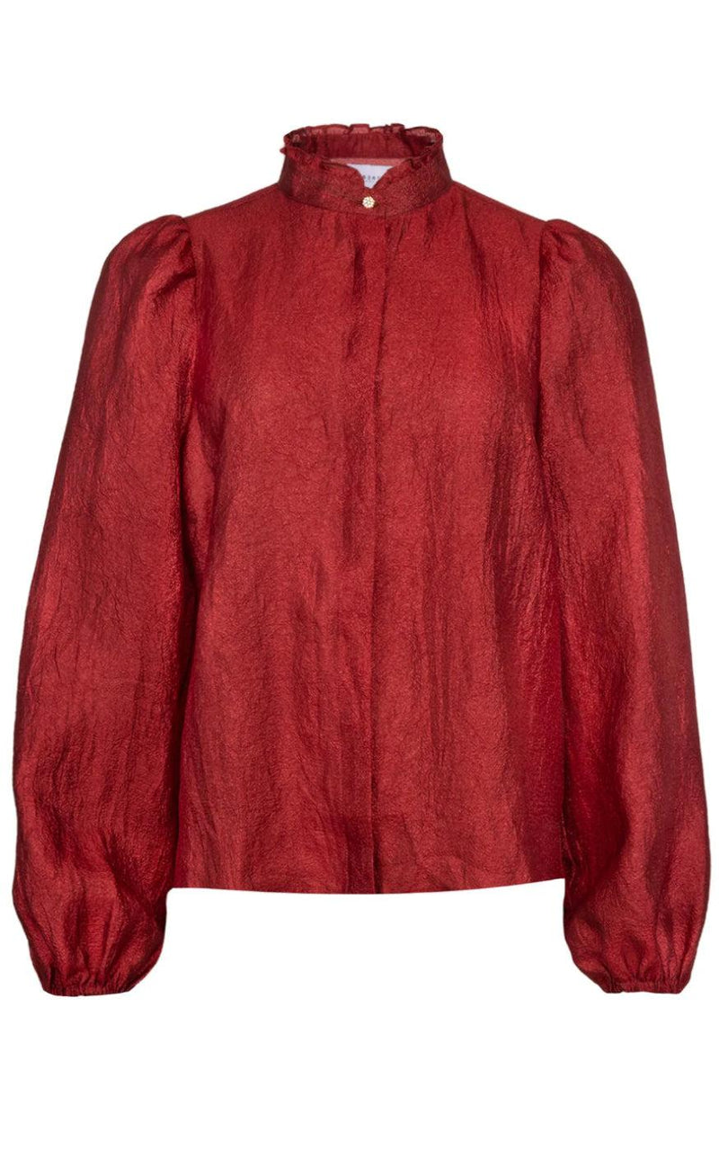 Liberte Skjorte - Ianna - Dark Rasberry