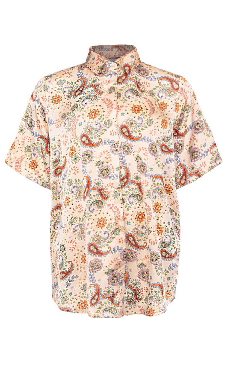 Liberte Skjorte - My - Sand Paisley