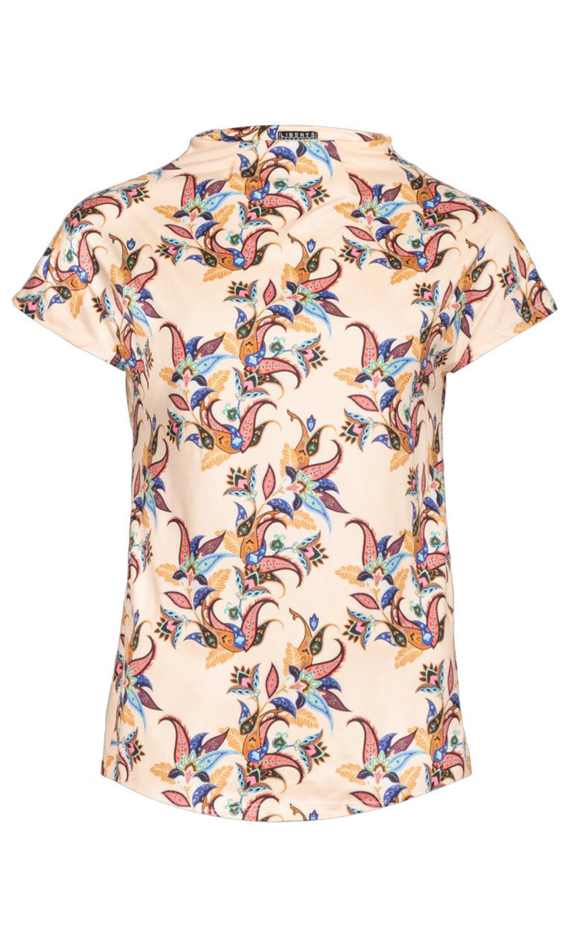 Liberte Top - Alma - Vanilla Multicolour Paisley