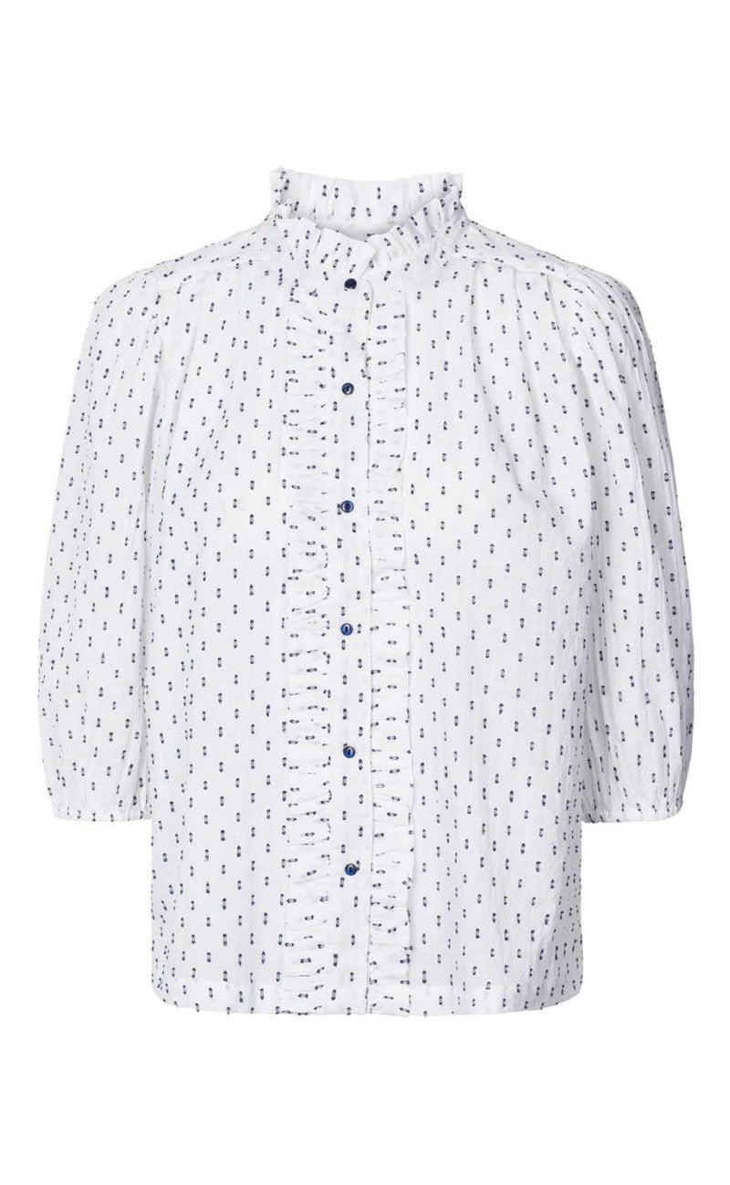 Lollys Laundry Bluse - Perth - White