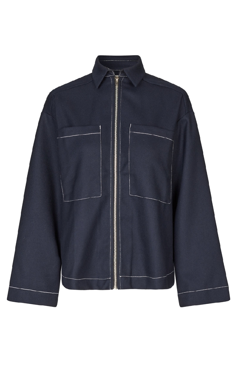 Lollys Laundry Jakke - Khai - Dark Blue