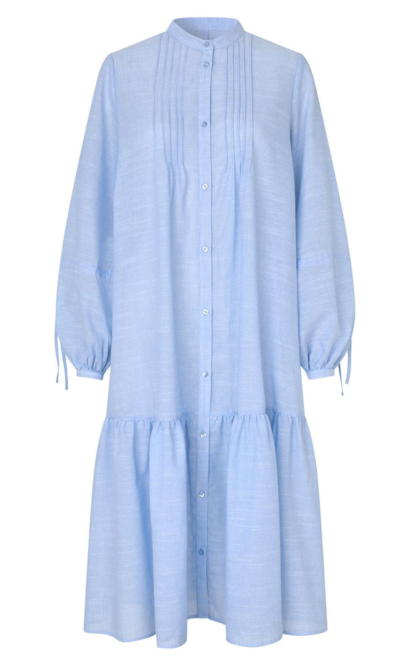 Lollys Laundry Kjole - Alanna Maxi - Light Blue
