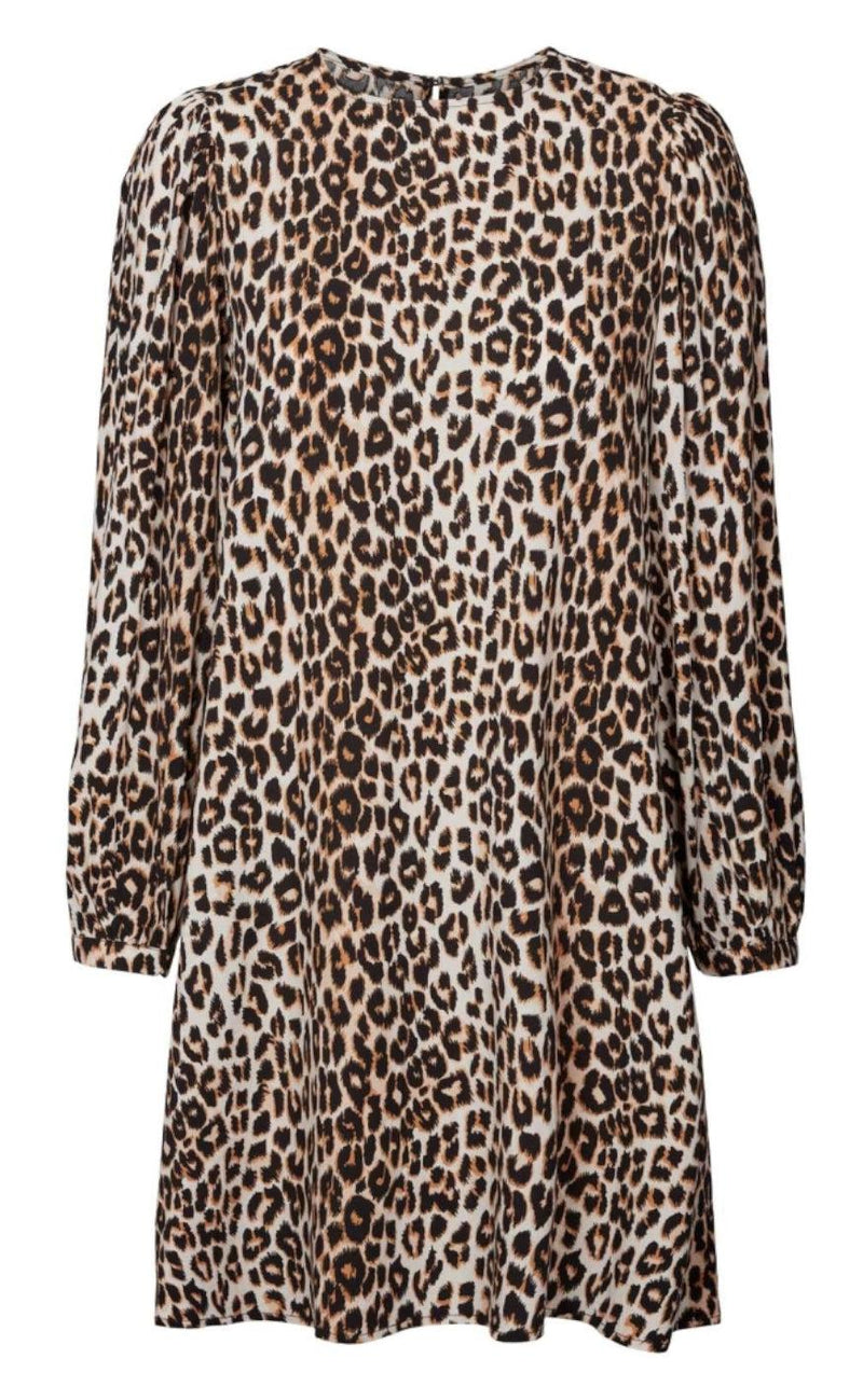 Lollys Laundry Kjole - Carla - Leopard Print