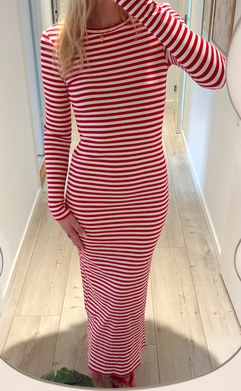 Lollys Laundry Kjole - Christina Maxi - Red