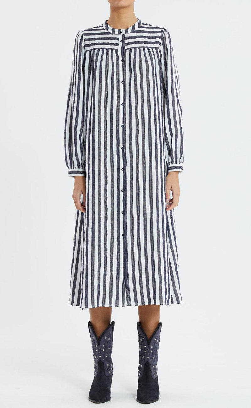 Lollys Laundry Kjole - Jess - Dark Blue