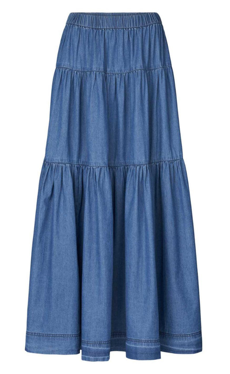 Lollys Laundry Nederdel - Sunset - Blue
