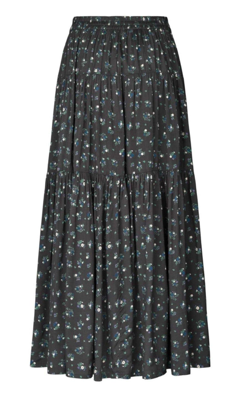 Lollys Laundry Nederdel - Sunset - Washed Black