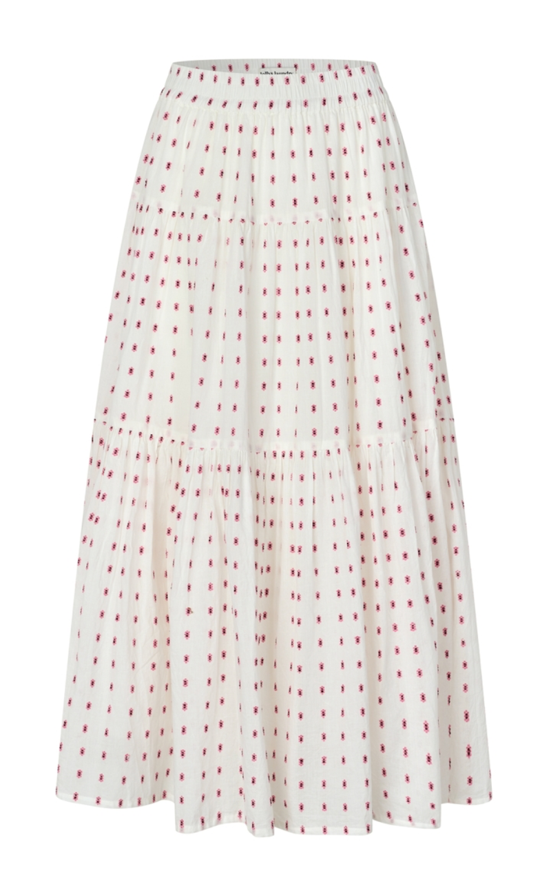 Lollys Laundry Nederdel - SunsetLL Maxi - Creme