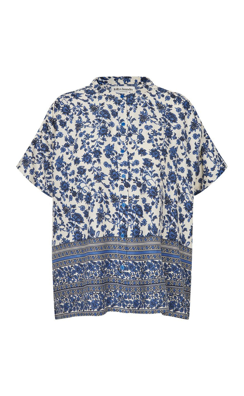 Lollys Laundry Skjorte - Mya SS - Blue