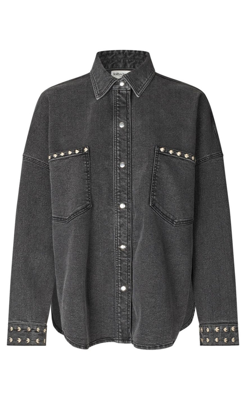 Lollys Laundry Skjorte - Veida LL - Washed Black