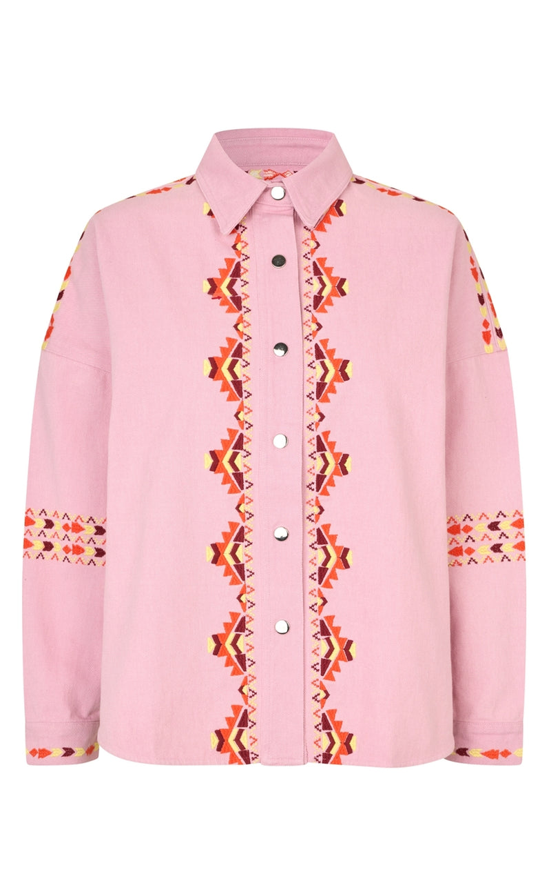 Lollys Laundry Skjorte - Veida - Pink