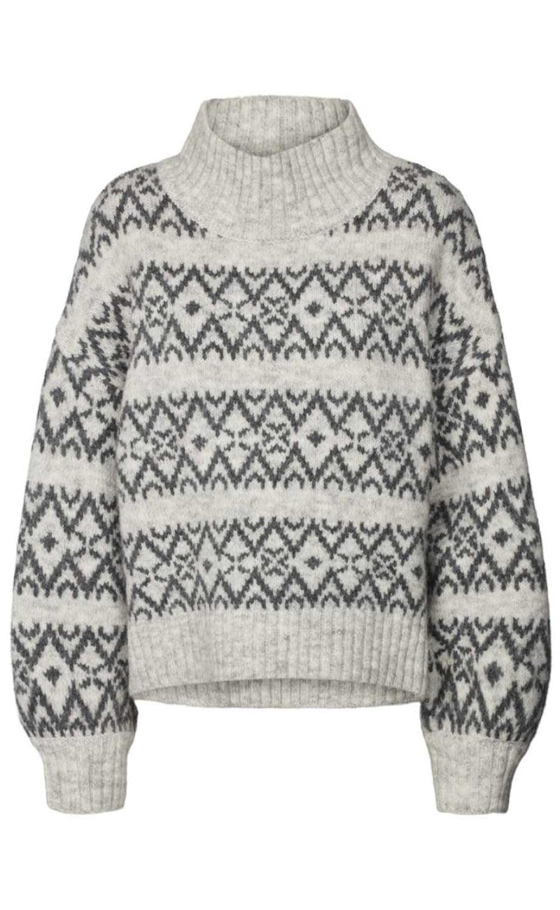 Lollys Laundry Strik - Mille - Light Grey